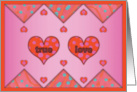 Hearts Galore-True Love card