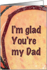 Father’s Day, I’m glad you’re my Dad card