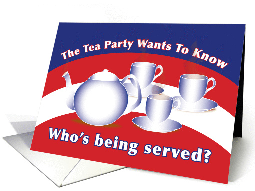 Tea Party: Who's Being Served card (895159)