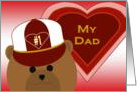 My Dad - Poppa Bear - Valentine card