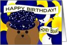 Honey Bear, Husband/Happy Birthday to my Favorite Sailor! card