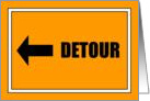 Recovery Detour - Feel Better Soon card