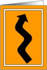 Curvy Road Ahead - From a Group - Wishing You a Speedy Recovery card
