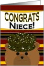 Niece - Congrats on Promoting to Sergeant Major/SGM! card