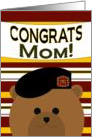 Congrats, Mom! Army Officer - Any Award/Recognition card