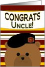 Congrats, Uncle! Army Officer - Any Award/Recognition card