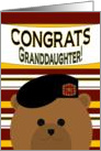 Granddaughter - Congrats! 2nd Lieutenant Army Commissioning card