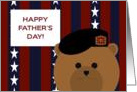 Wish Your All-American Dad a Happy Father’s Day from Army Officer card
