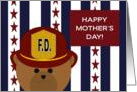 Wish an All-American Firefighter a Happy Mother’s Day card