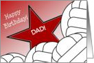 Wish Your Dad & #1 Volleyball Fan a Happy Birthday/Thank You card