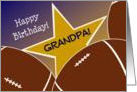 Wish Your Grandpa & #1 Football Fan a Happy Birthday/Thank You card