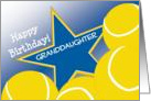Wish Happy Birthday to Your Tennis Player Granddaughter! card