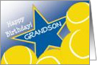 Wish Happy Birthday to Your Tennis Player Grandson! card