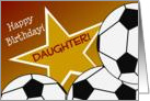 Wish Happy Birthday to Your Soccer Player Daughter! card