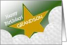 Wish Happy Birthday to Your Golfer Grandson! card