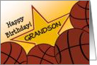 Wish Happy Birthday to Your Basketball Player Grandson! card