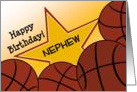 Wish Happy Birthday to Your Basketball Player Nephew! card