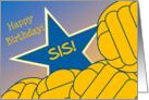 Wish Happy Birthday to Your Water Polo Player Sister! card