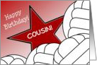 Wish Happy Birthday to Your Vollyeball Player Cousin! card