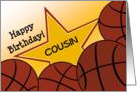 Wish Happy Birthday to Your Basketball Player Cousin! card