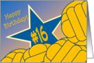 Wish Happy 16th Birthday to a High School Water Polo Star! card