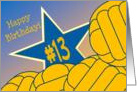 Wish Happy 13th Birthday to a Water Polo Star! card