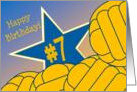 Wish Happy 7th Birthday to a Water Polo Star! card