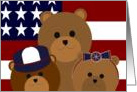 I Love My All-American Family - Wife, Daughter & Son card