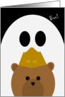 Missing Son Halloween Card - FROM Navy Pilot & Ghost card