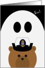 Missing Daughter Halloween - FROM Coast Guard Chief Female card