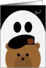 Missing Daughter Halloween - FROM Army Black Beret Soldier card
