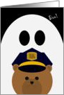 Missing Son Halloween - FROM Police Officer card