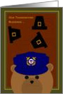 Counting Thanksgiving Blessings Across Miles -TO Coast Guardsman card
