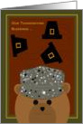 Counting Blessings Across Miles/TO Air Force Airman - Working Cap card