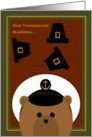 Counting Thanksgiving Blessings Across Miles FROM Navy Enlisted Male card