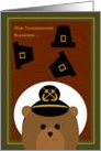 Counting Thanksgiving Blessings Across Miles FROM Navy Chief Male card