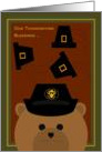 Count Thanksgiving Blessings Across Miles FROM Army Enlisted Female card