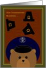 Thanksgiving Blessings Across Miles FROM Air Force Enlisted Male card