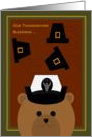 Niece - Thanksgiving Blessings Across Miles - Navy Enlisted card