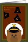 Boyfriend - Thanksgiving Blessings Across Miles - Coast Guardsman card