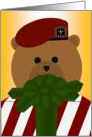 Best Christmas Gift is You In My Life - To Army Airborne Soldier card