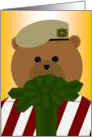 Best Christmas Gift is You In My Life - To Army Ranger Cousin card