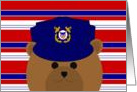 Thank You for Your Service - Coast Guard - Working Uniform card