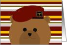 Thank You for Your Service - Army Airborne Soldier card