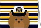Thank You for Your Service - Navy Officer - Female card
