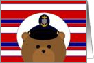 Thank You for Your Service - Coast Guard Chief - Male card