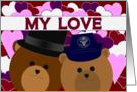 Happy Anniversary - To Air Force Enlisted Wife - From Husband card