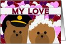 Happy Anniversary - To Army Enlisted Soldier Husband - From Wife card