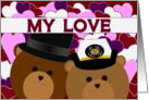 Happy Anniversary - To Coast Guard Enlisted Wife - From Husband card