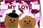 Happy Anniversary - To Wife - From Navy Enlisted Husband card